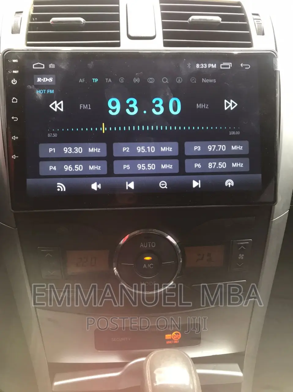 Corolla 2008 to 2012 Android