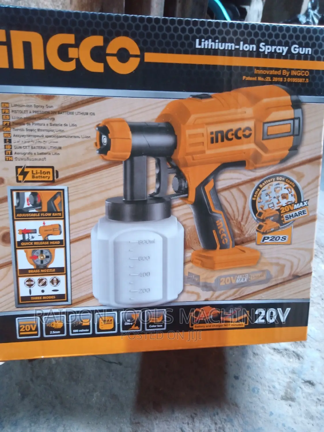 Ingco Cordless Spray Machine 20v