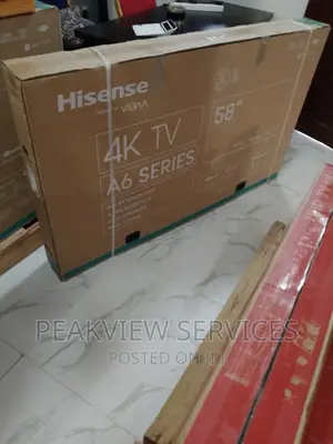 Original Hisense 58 Inches Smart Tv A6SERIES