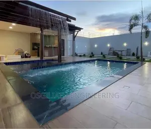Swimming Pool With Water Fall