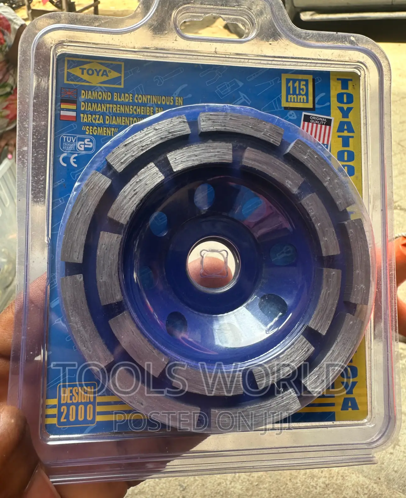 115mm Double Row Diamond Cup Surface Grinding Wheel