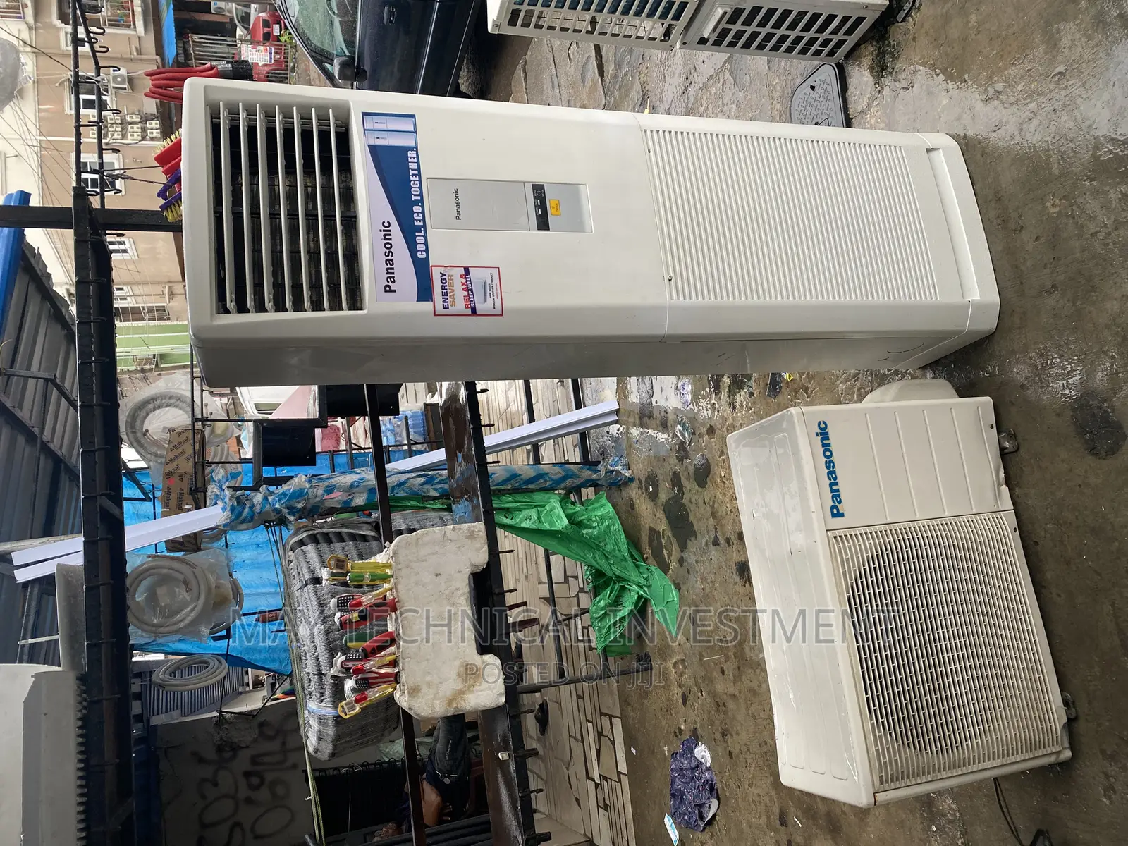 Used 2hp Panasonic Standing Unit Air Conditioner Tes