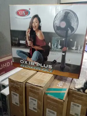 Photo - Ox Quality 18inch Rechargeable Standing Fan