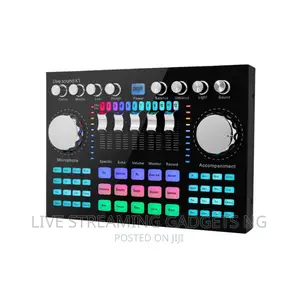 Live Streaming Soundcard Clear Quality