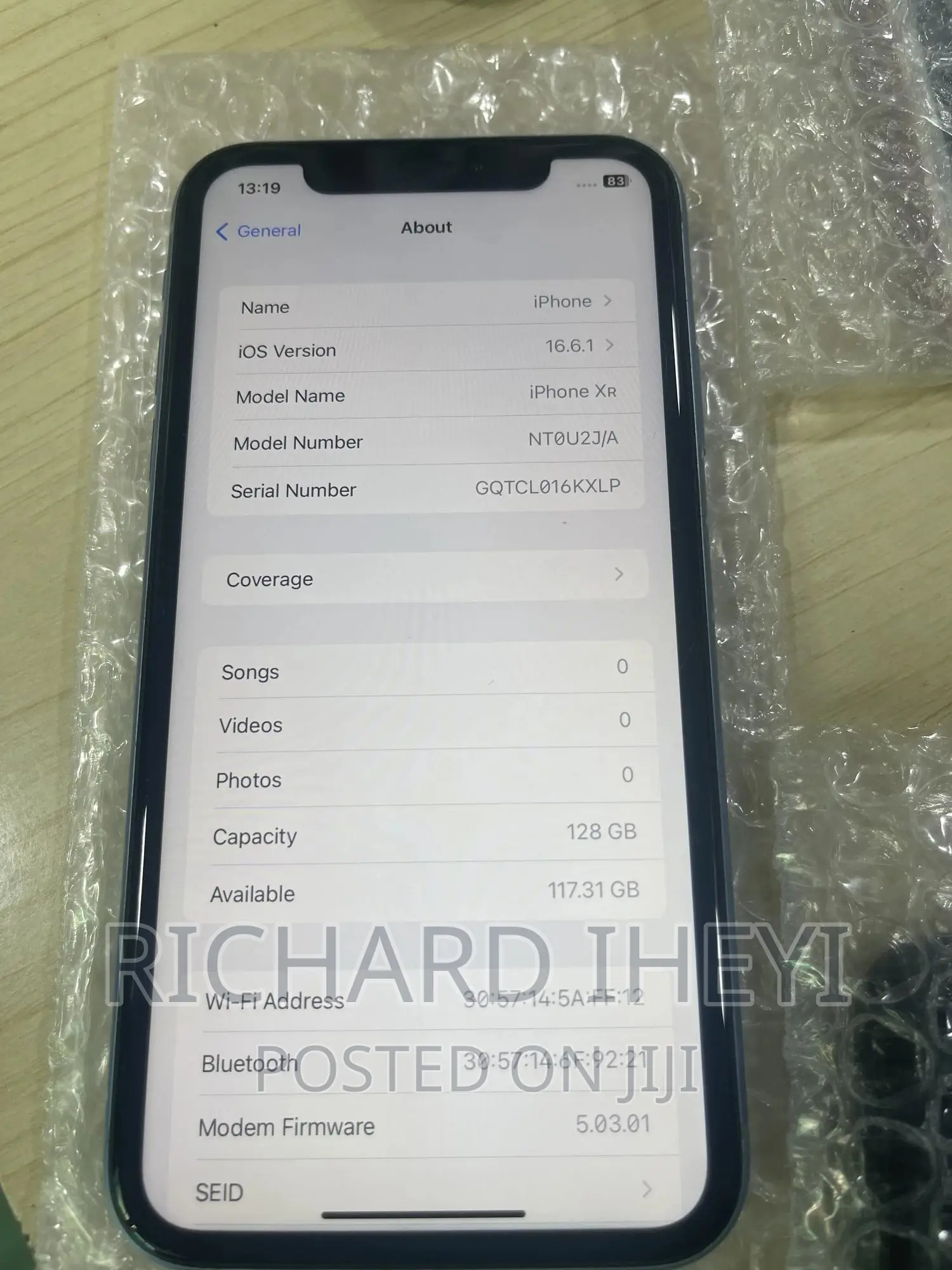 Apple iPhone XR 128 GB Blue