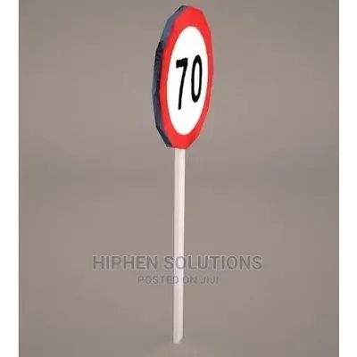Maximum Speed Warning Sign