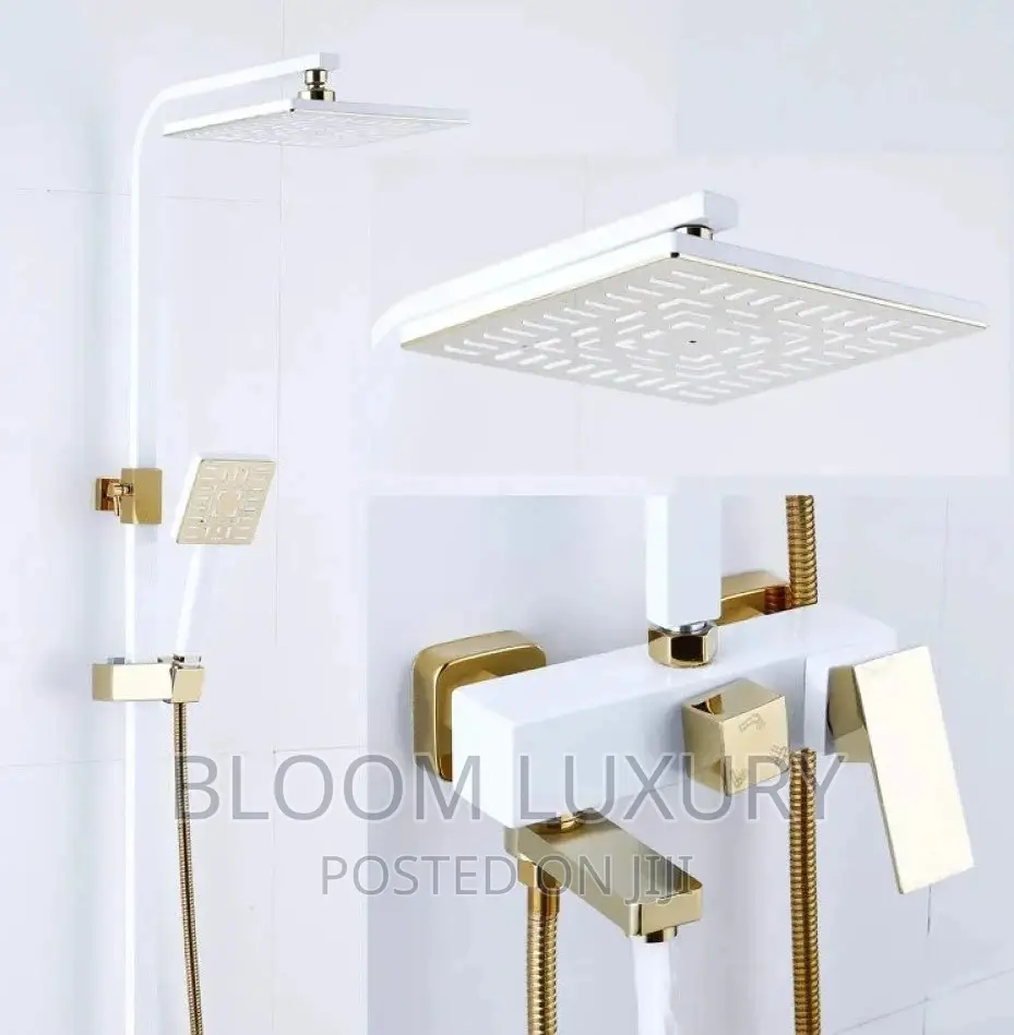 Thermostatic Grey Rainfall Standing Shower