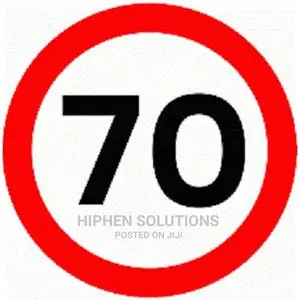 New Maximum Speed 70 KM/H Aluminum Sign