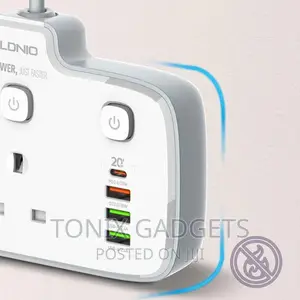 2 Ways Power Extension Socket - 2500W - Model SK2492