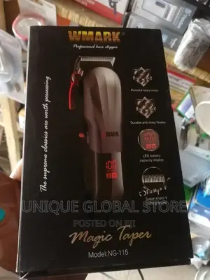 Wmark Rechargeable Hair Cordless Clipper +Trimmer