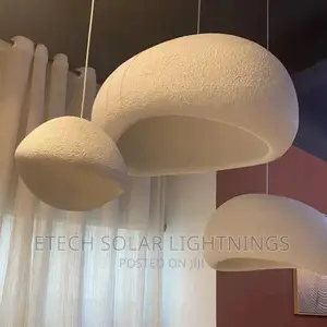 New White Moulded 600mm Chandelier Light