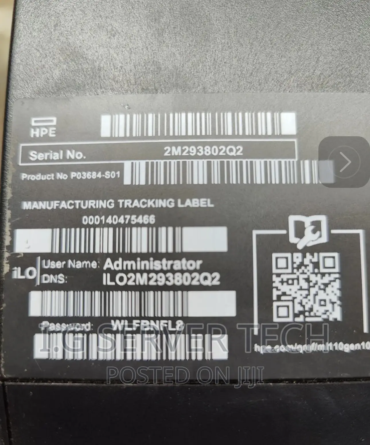 Server HP ProLiant ML 16GB Intel Xeon SSD 1T