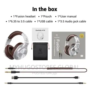 Oneodio A70 Fusion Over Ear Bluetooth Wired/Wireless