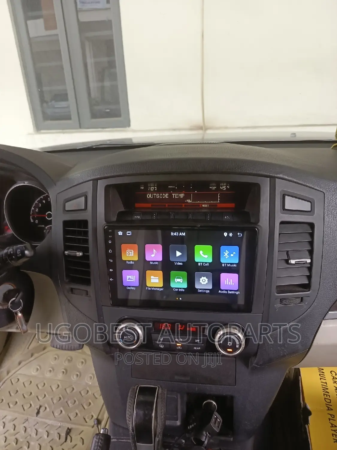 Mistubushi Pajero Android 2006/2014 Wit GPS Navigation (Map)