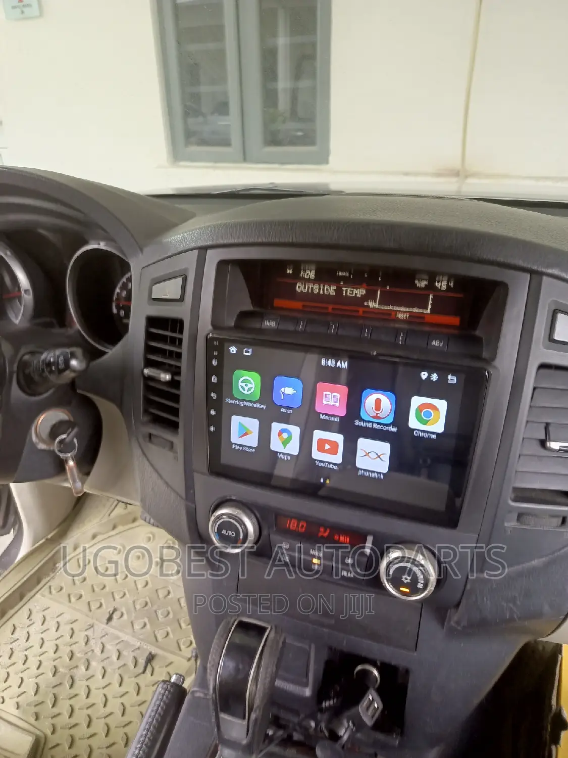 Mistubushi Pajero Android 2006/2014 Wit GPS Navigation (Map)