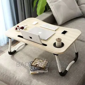 Foldable Computer/Laptop Table With Cup Holder
