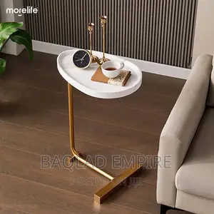 Nordic Modern Oval Coffee Table Tea Solid Wood Counter Top