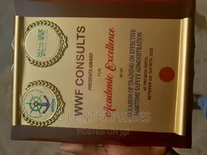 Wooden Award Plaque N880