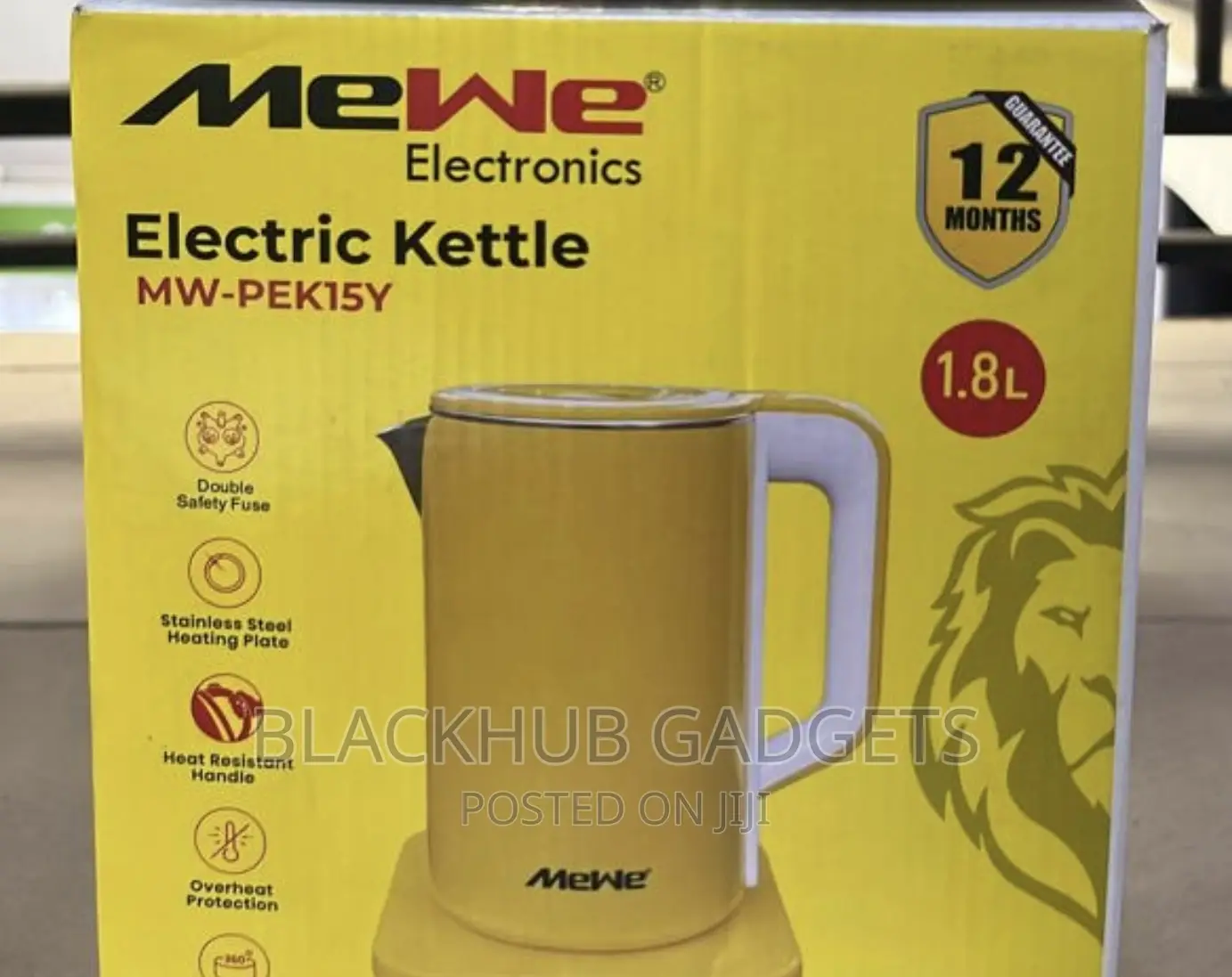 Mewe Electronic Kettle 1.8l