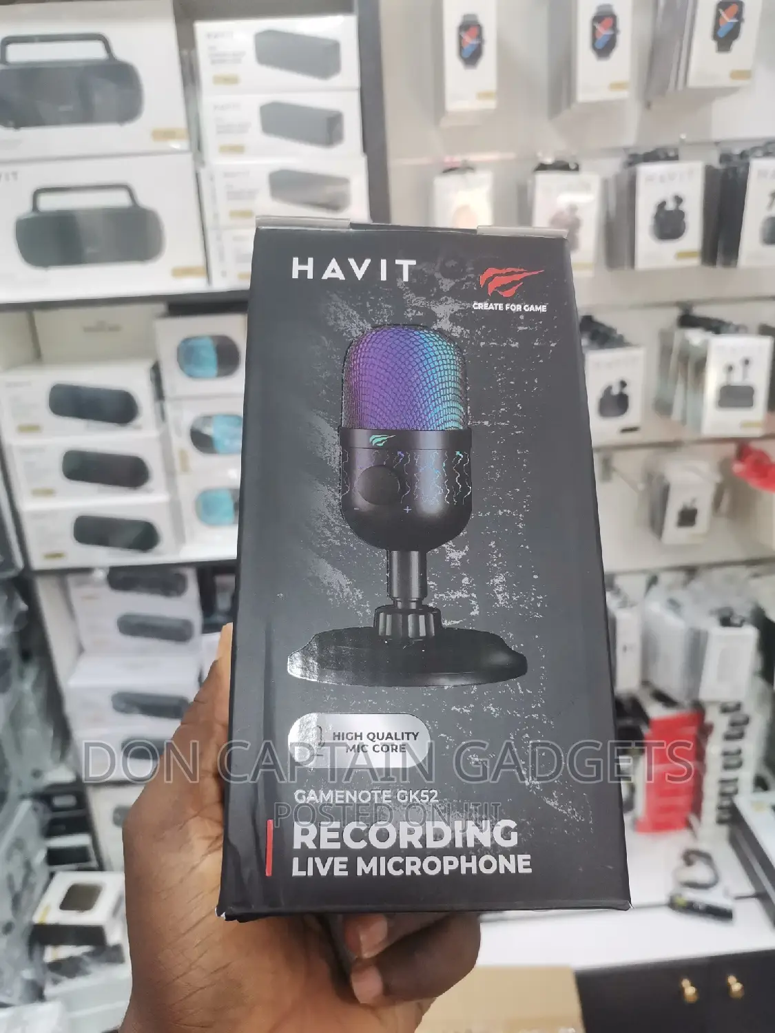 Havit Microphone GK52 Recording Live
