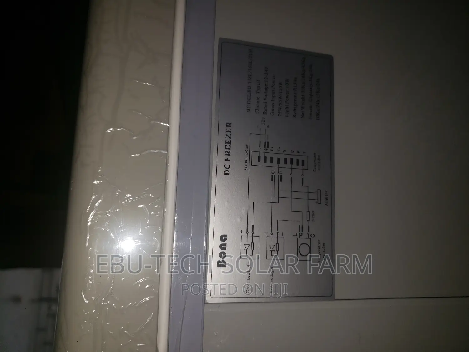 Bona Solar Freezer 118L