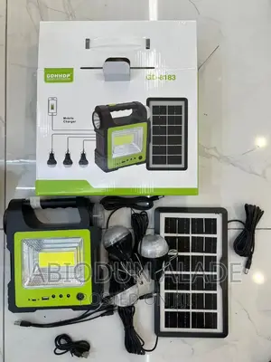 Led Spot Light Solar Charging Panel