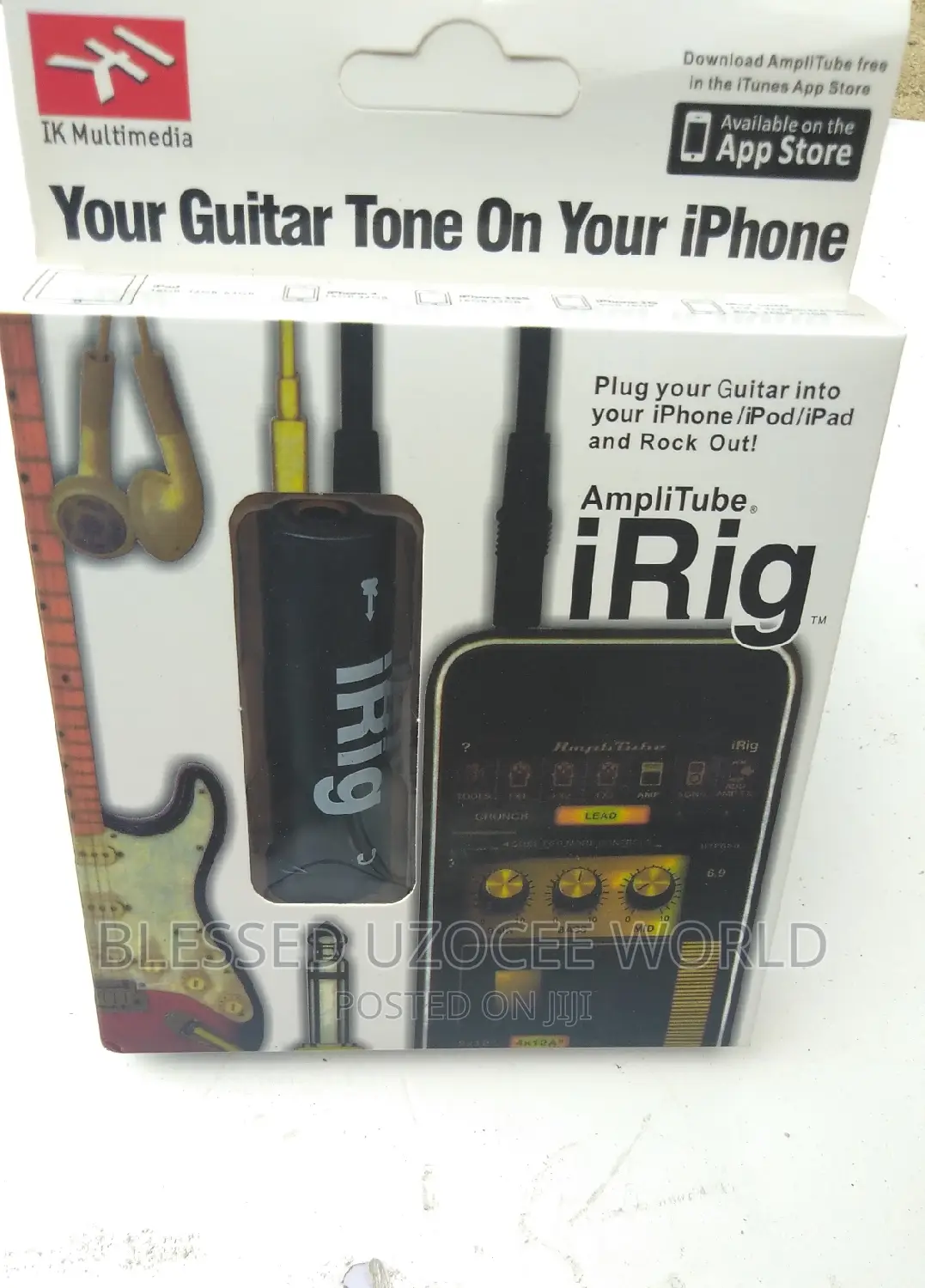 Irig Portable Guitar Audio Interface Adapter for Phones Uses