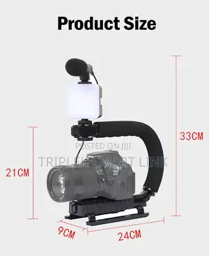 U Shape Vlogging Kit Bracket Stabilizer for Phones Camera