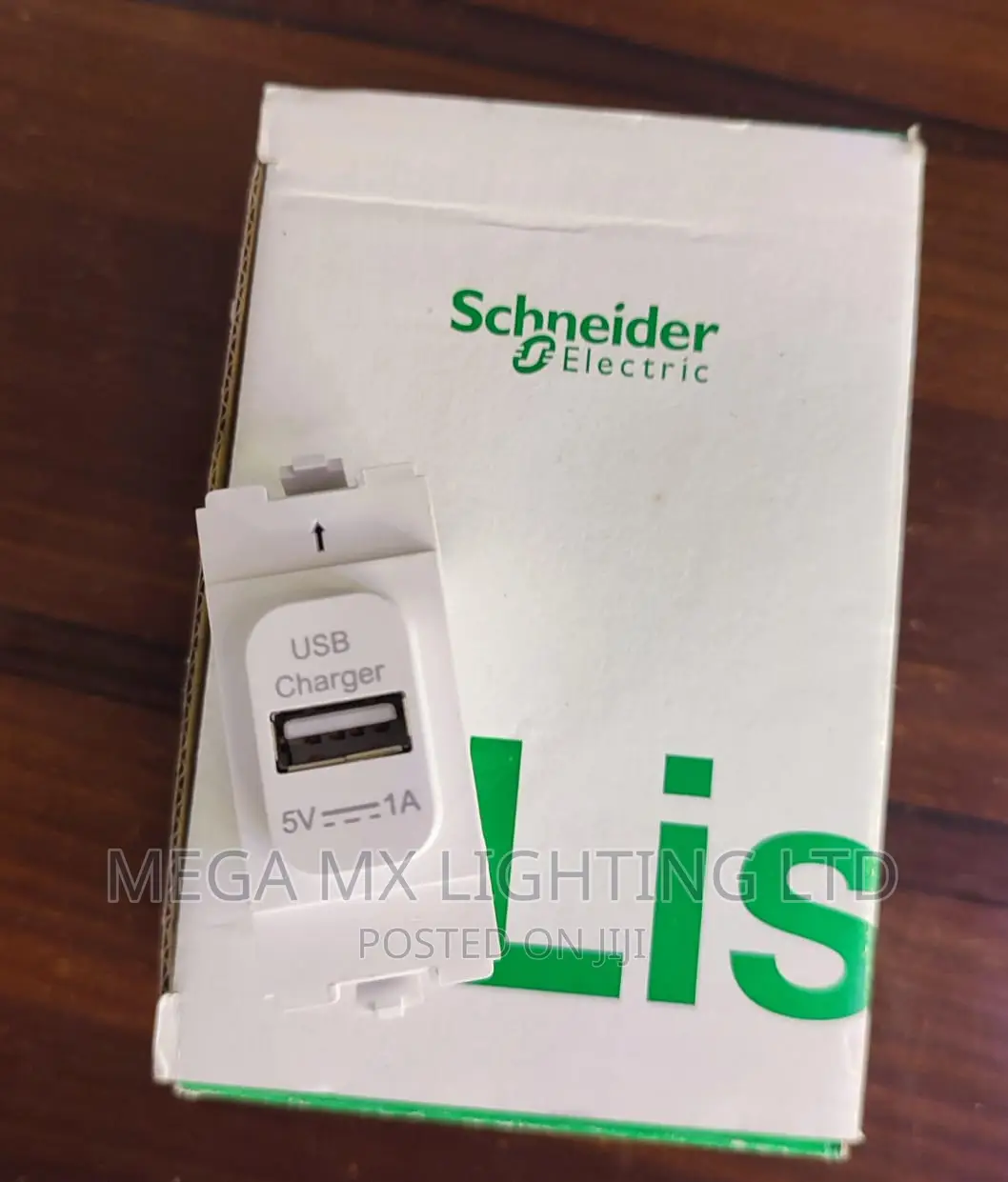 Schneider Grid Module White USB Charger