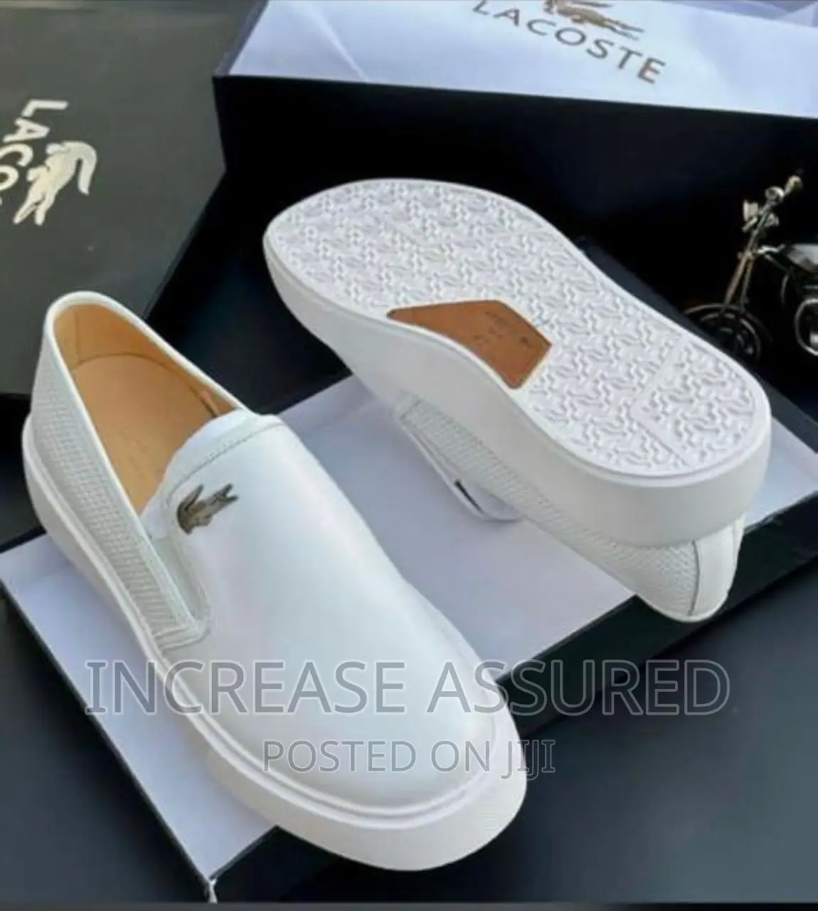 Luxury Lacoste Leather Shoes.