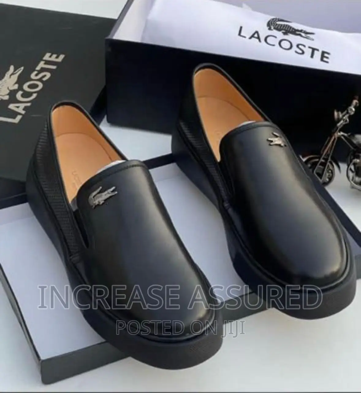Luxury Lacoste Leather Shoes.