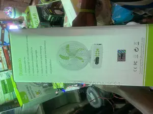 Rechargeable Table Fan With Bluetooth Speaker Ac Dc 12 Inch