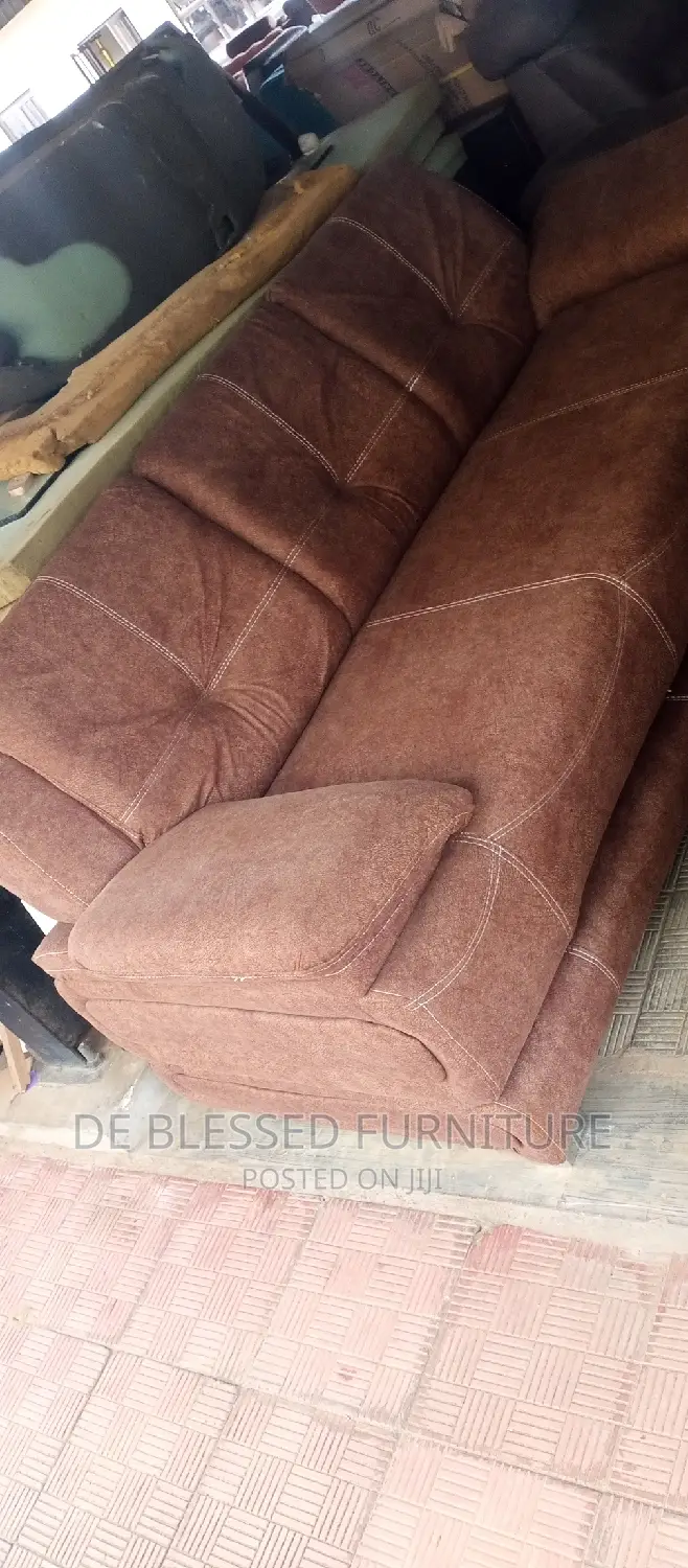 Seven Seater Leather Sofa