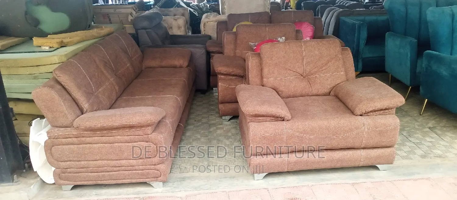 Seven Seater Leather Sofa