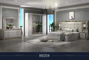 New Modern Luxury Set of Bed With Wardrobe