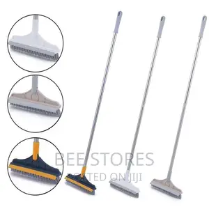 2 in 1 Adjustable Bathroom Toilet Floor Cleaning Brush