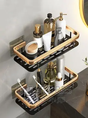 Aluminium Anti Rust Bathroom Toilet Kitchen Wall Rack Shelve