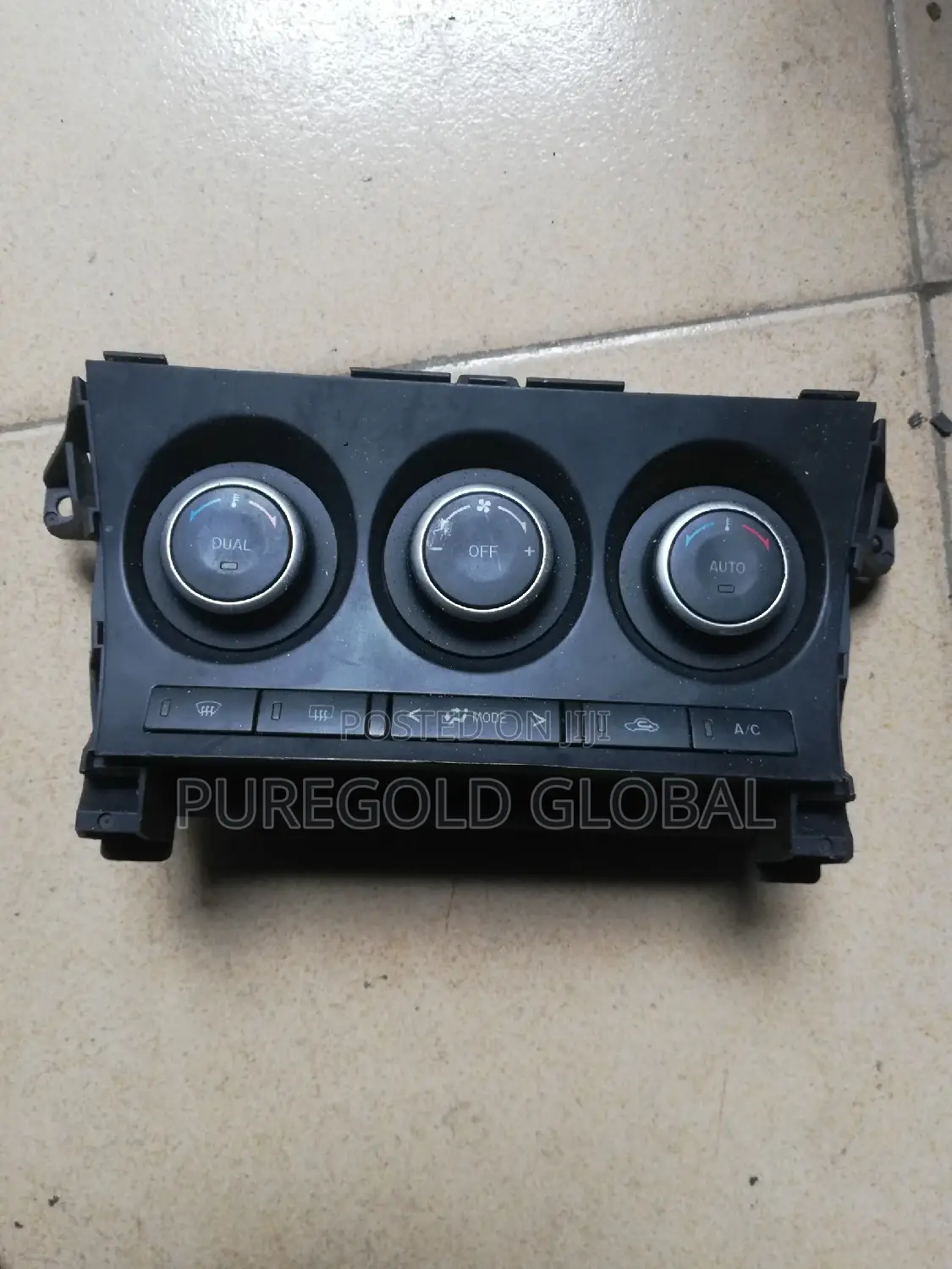 Mazda 3 Ac Control Panel 2012 Model