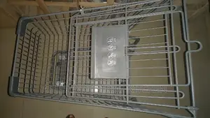 80litres Grey Supermarket Trolley
