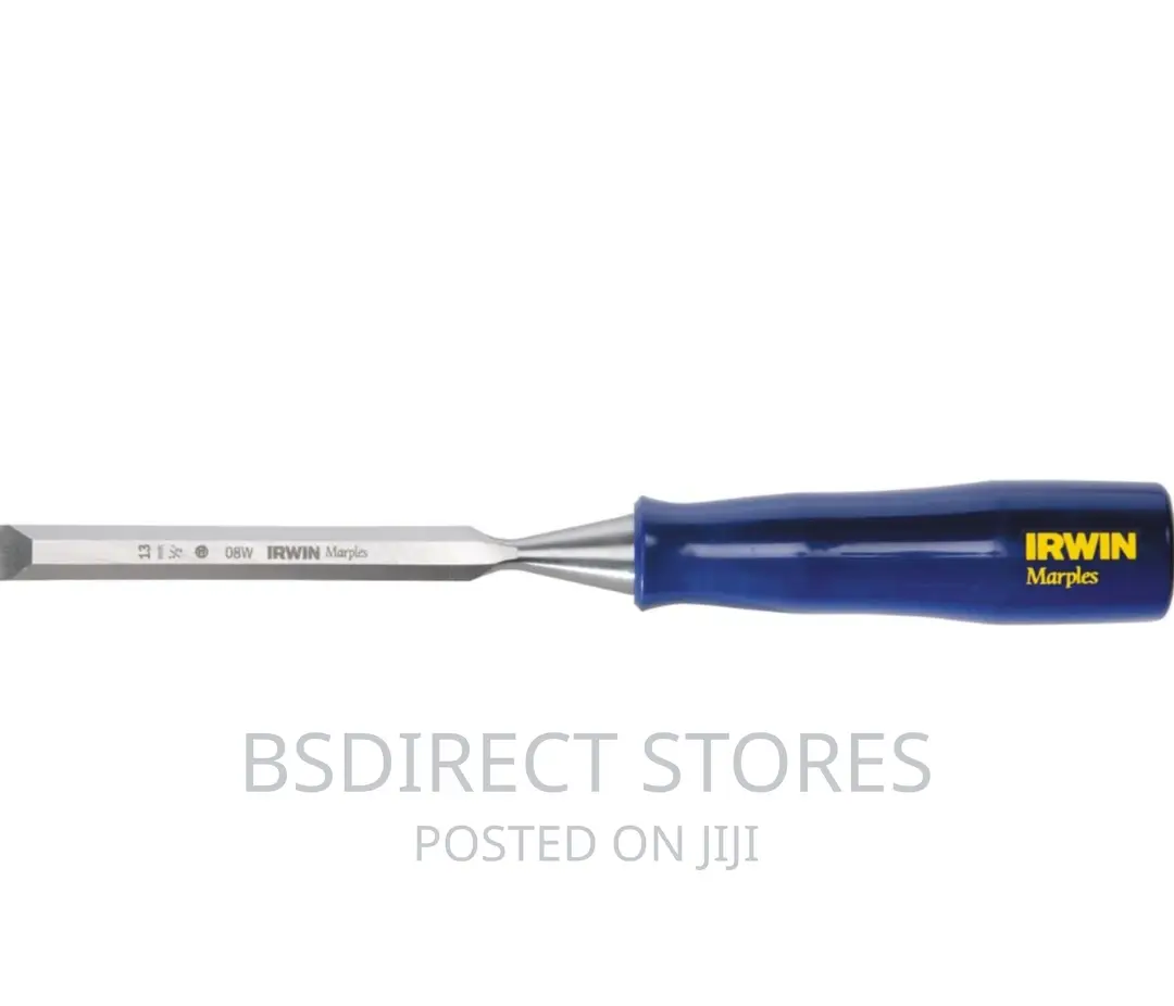 Irwin Marples Bevel Edge Chisel Blue Chip Handle Set Of 3
