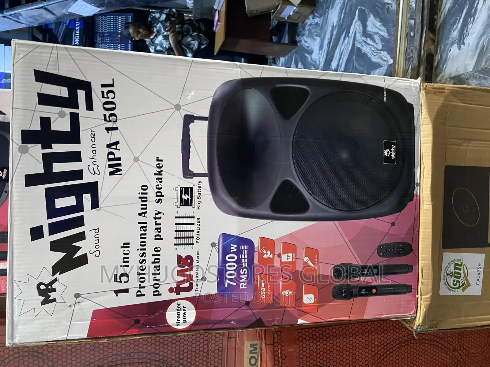 15” Professional Audio Potable Speaker