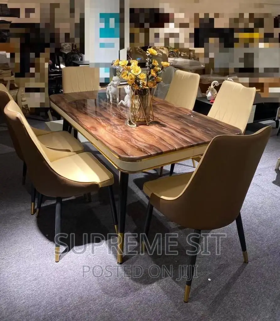 Luxury Imported Dinning Set by 6 Chairs