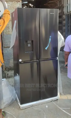 Hisense 4 Door Dispenser Bottom Freezer (432L) Side by Side