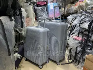 Set of 2 Quality Unbreakable Plastic Travel Luggage