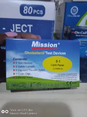 Mission Cholesterol Test Devices (3 In 1)