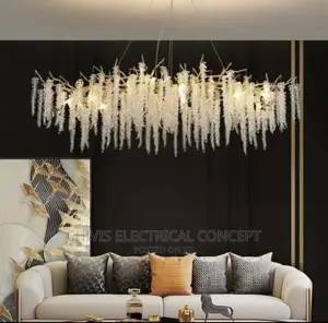 American Lustre LED Crystal Ceiling Chandeliers Living