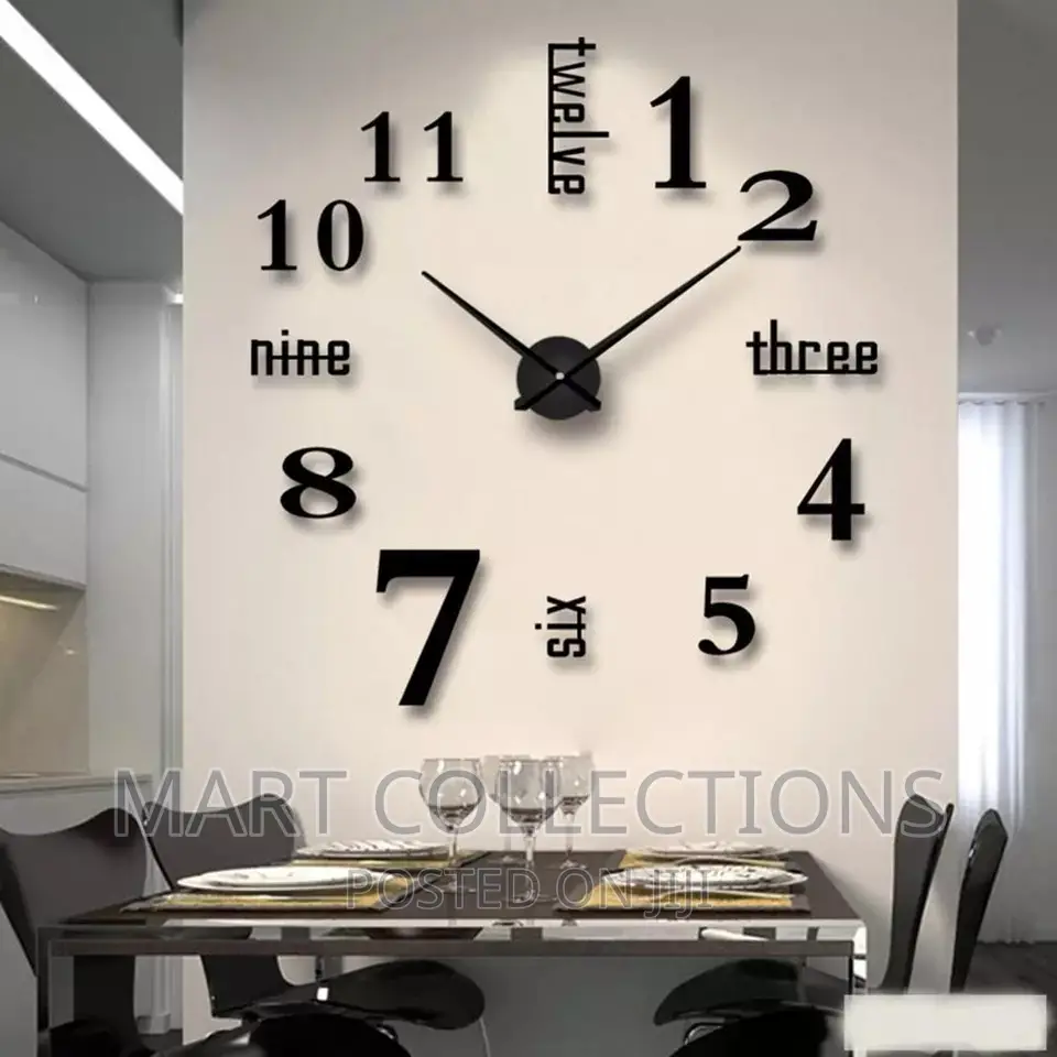Wall Clock Stickers Creative Modern DIY Clock