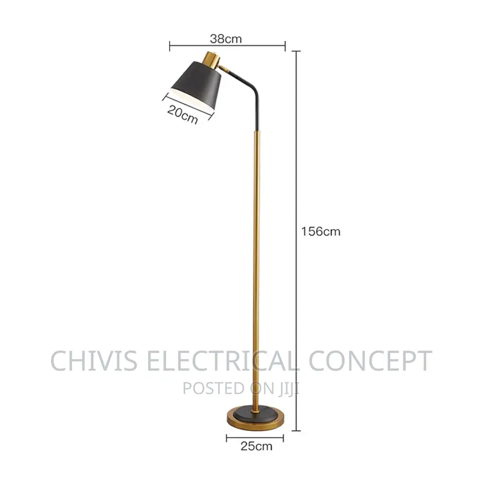 Nordic Metal Floor Lamp E27 Modern Standing Lamp