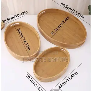 An Oval Bamboo Tray