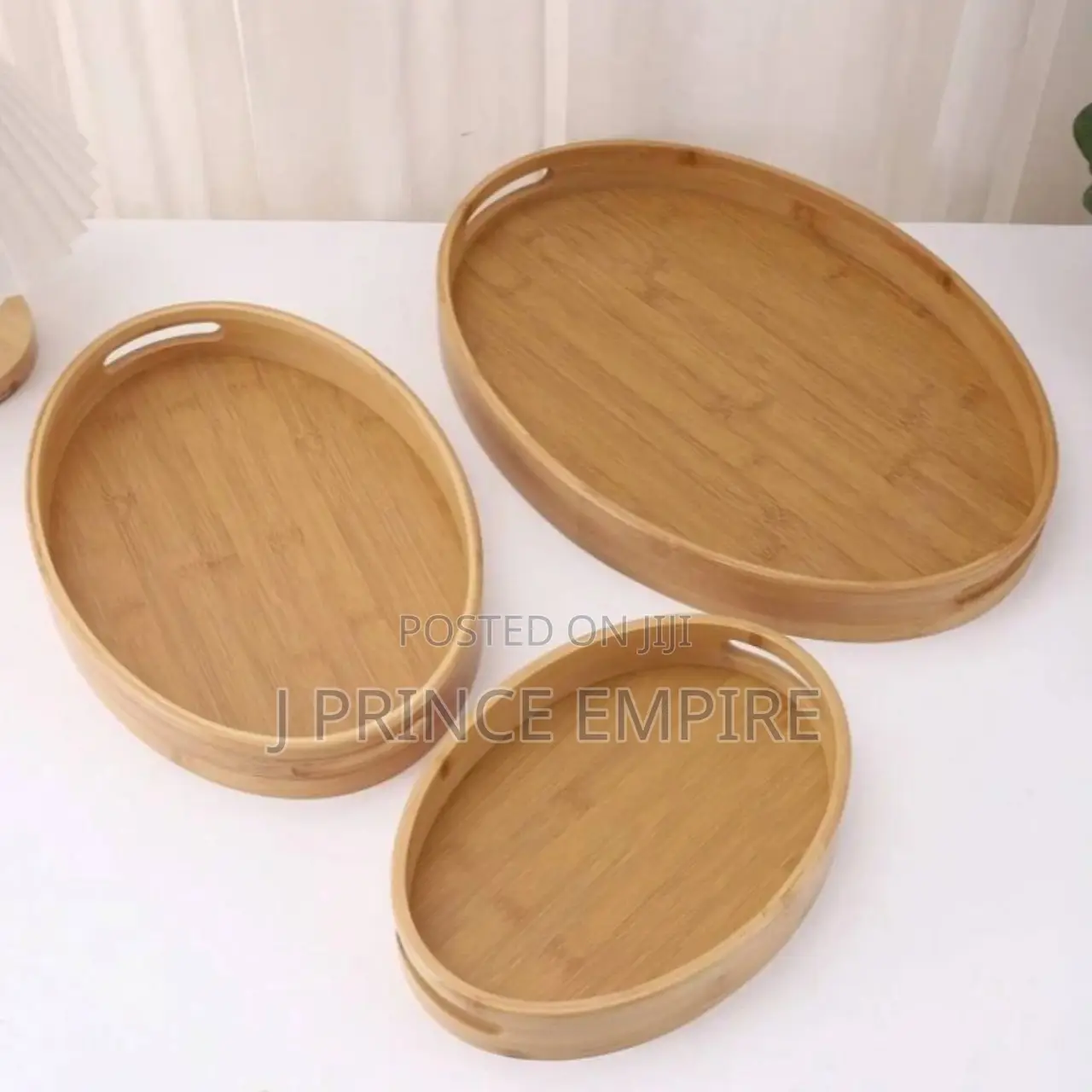 An Oval Bamboo Tray